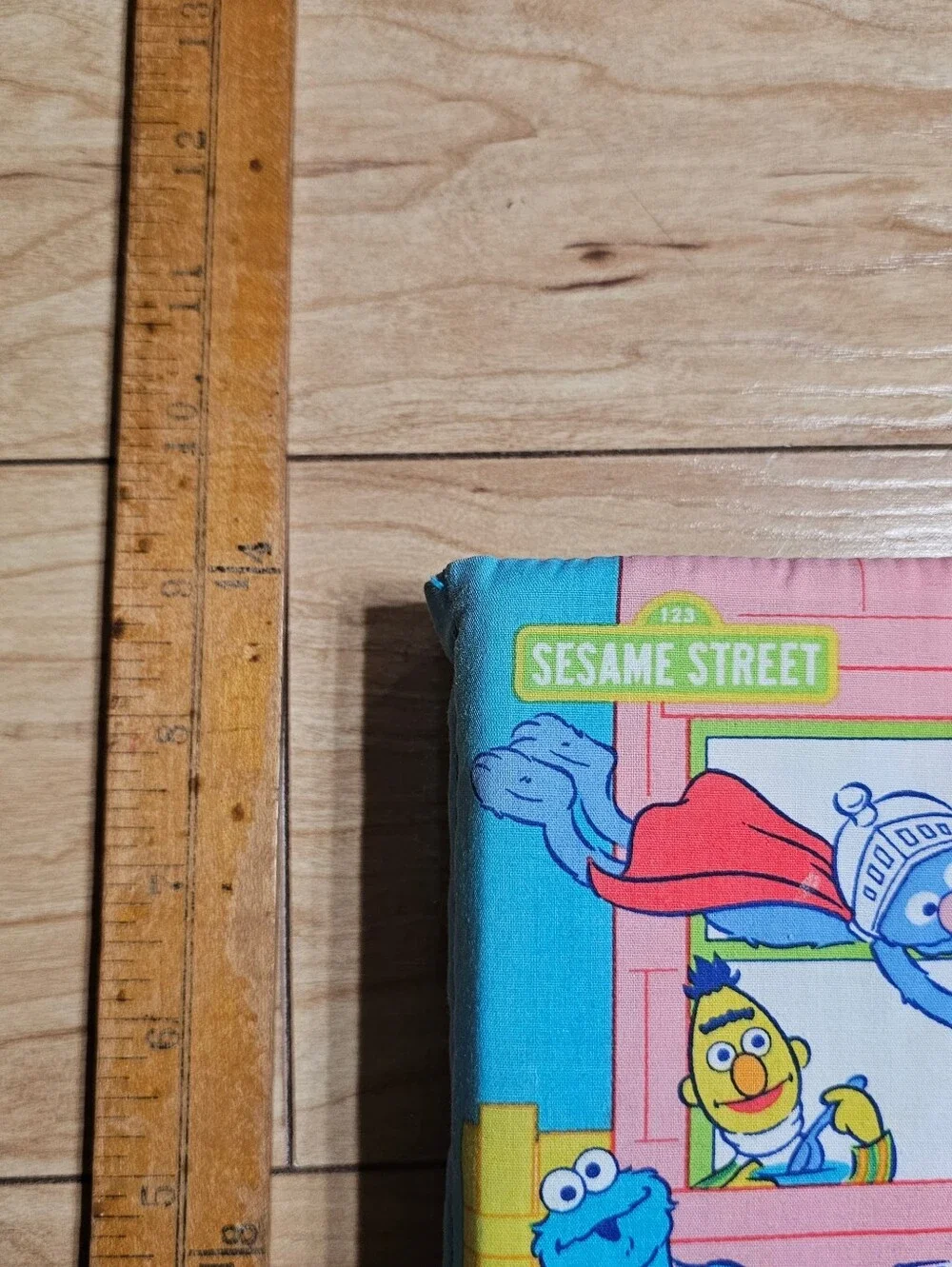 90s Sesame Street SoftPlay Elmo Peek-A-Boo & Grover Super School VTG Cloth Books